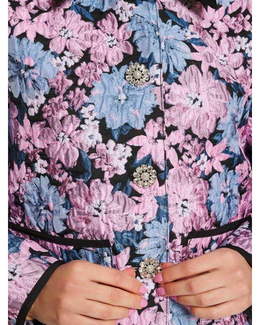 Sister Jane Multicolor Floral Canvas Jacquard Jacket