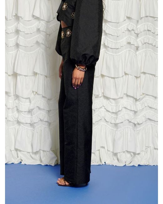 Sister Jane Black Dream Sol De Noche Beaded Trousers