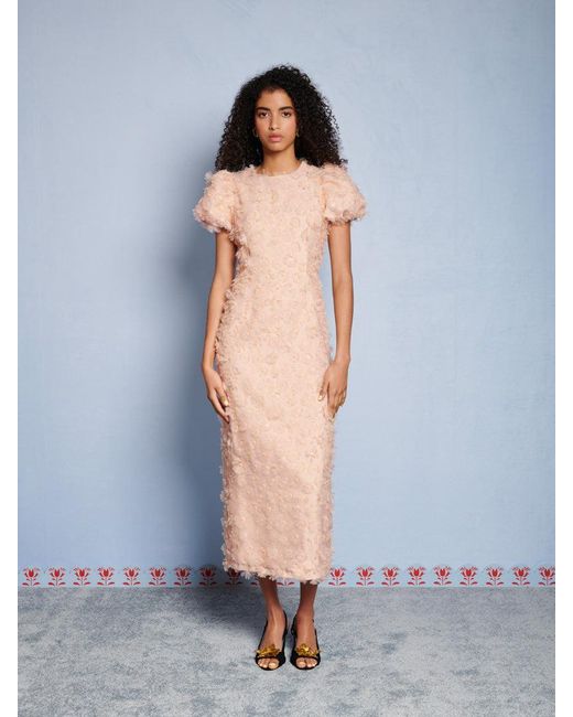 Sister Jane Blue Dream Petaline Floral Midi Dress