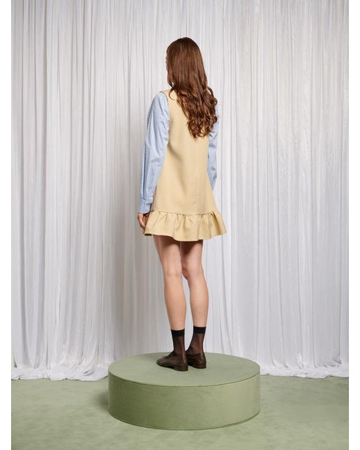 Sister Jane Natural Catherine 2 In 1 Mini Dress