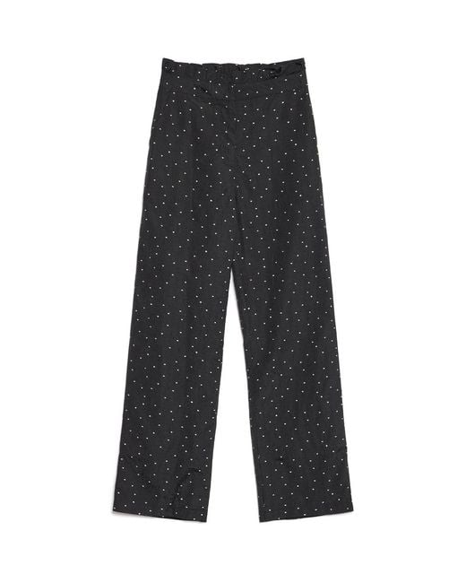 Sister Jane Blue Waltz Ruffle Trousers