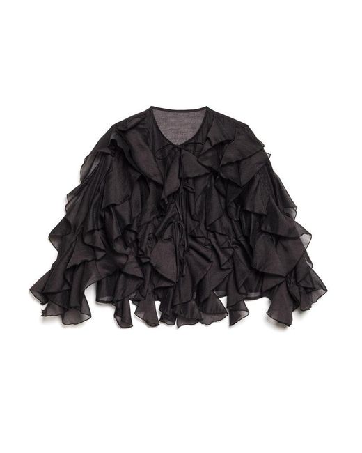 Sister Jane Black Dream Romance Ties Blouse