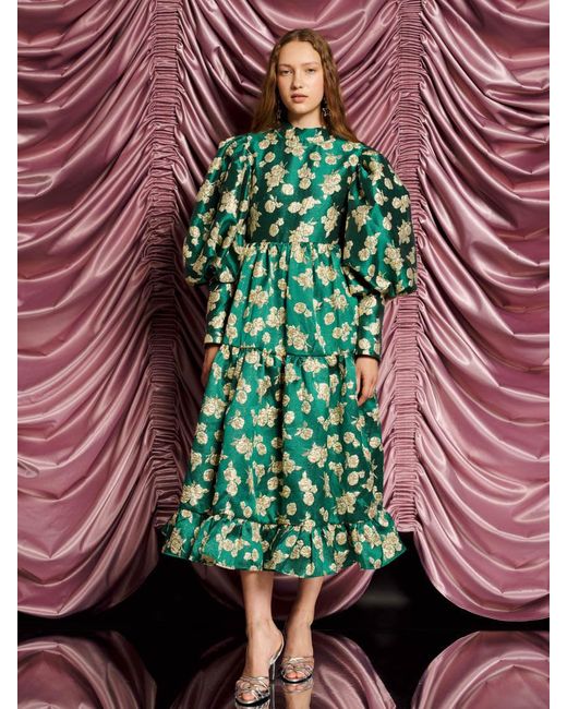 Sister Jane Multicolor Dream Showstopper Jacquard Maxi Dress