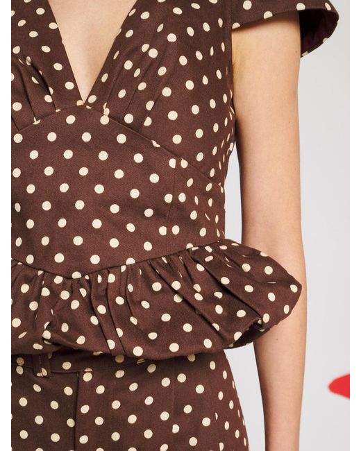 Sister Jane Multicolor Arles Polka Dot Top