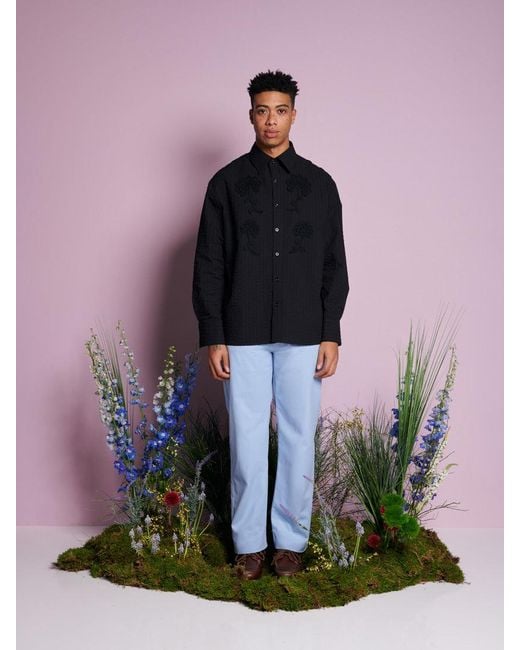 Sister Jane Blue Field Gem Trousers