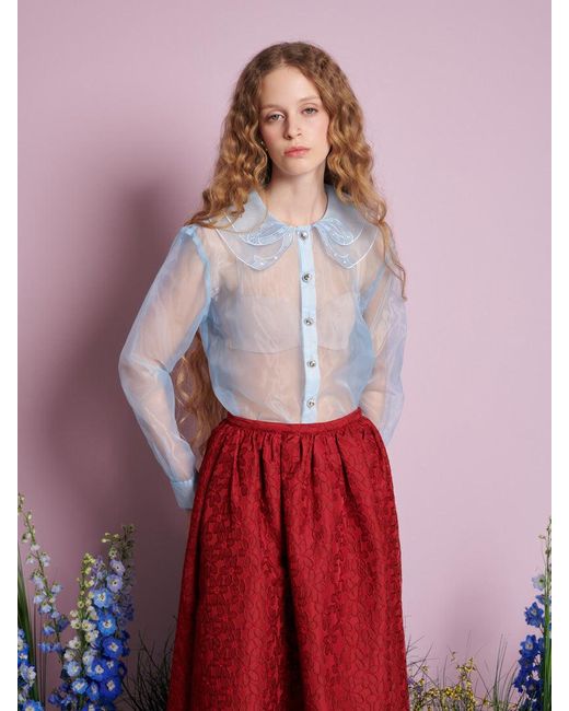 Sister Jane Women's Red Chicory Blouse