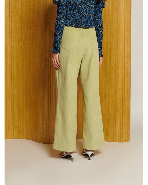 Sister Jane Yellow Ghospell Vega Cord Trousers