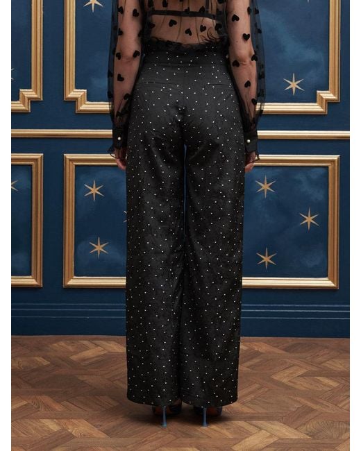 Sister Jane Blue Waltz Ruffle Trousers