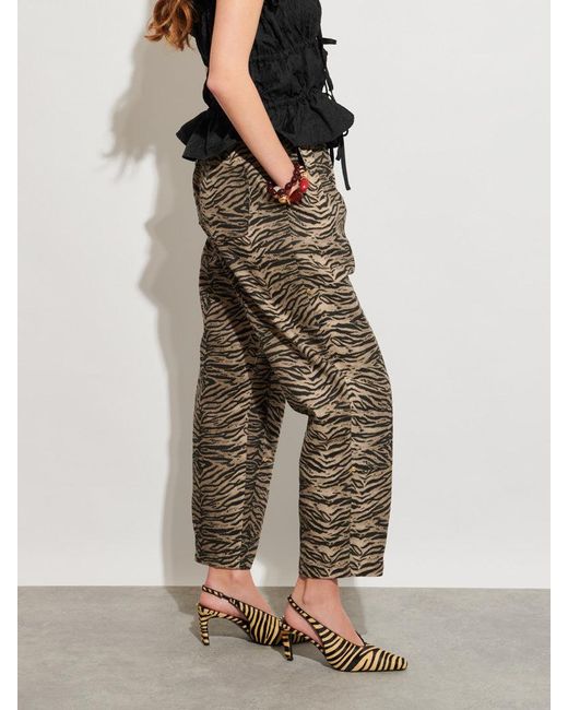 Sister Jane Natural Ghospell Razan Barrel Jeans