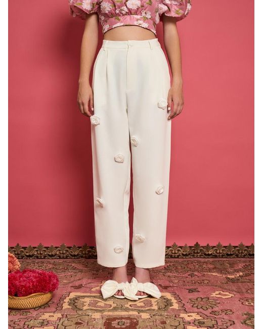 Sister Jane Red Dream Rose Dove Trousers