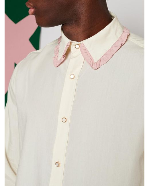 Sister Jane White Théodore Ruffle Shirt