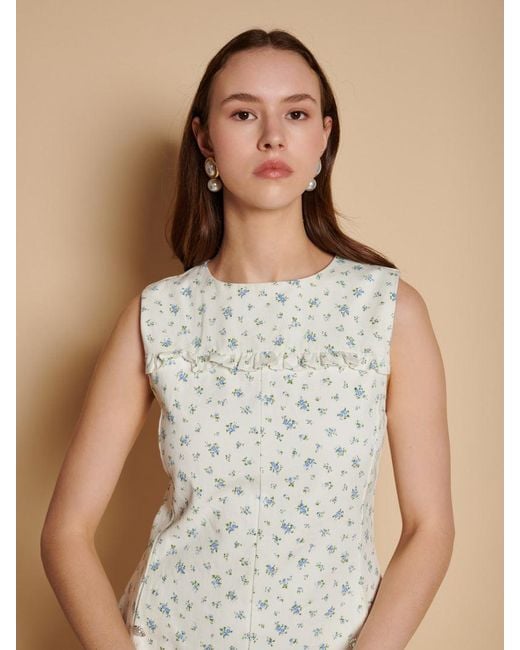 Sister Jane Natural Dalarna Ditsy Mini Dress