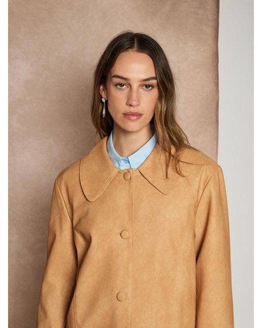 Sister Jane Natural Ghospell Camila Faux Leather Jacket