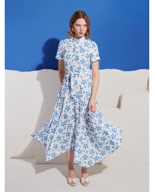 Sister Jane Blue Siro Print Maxi Dress