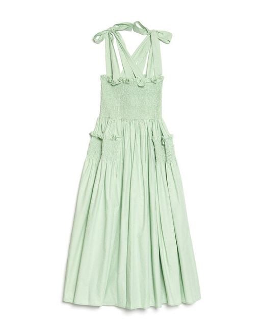 Sister Jane Green Dream Grassland Cross Straps Midi Dress