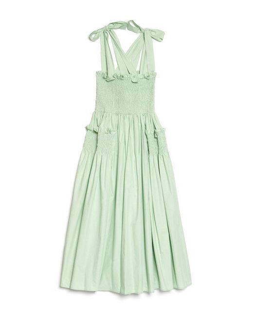 【Sister Jane】DREAM Grasslandクロス ストラップ ミディドレス DREAM Grassland Cross Straps Midi Dress – Sister Jane