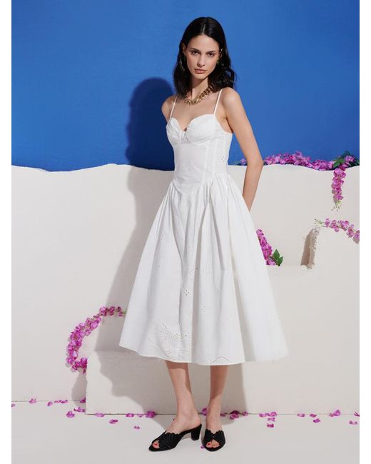 Sister Jane Blue Dream Alina Sweetheart Midi Dress