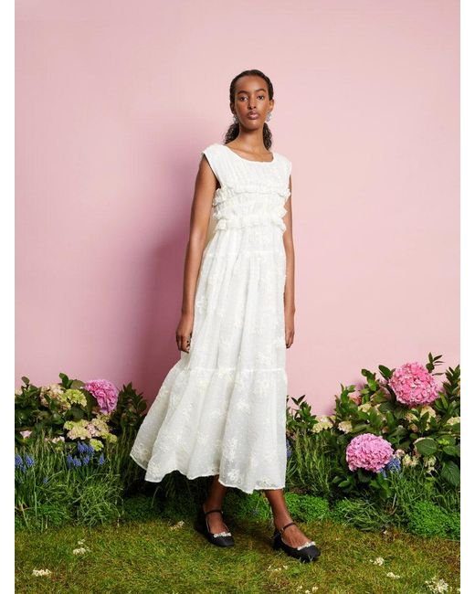 Sister Jane Green Dream Bichon Chiffon Midi Dress