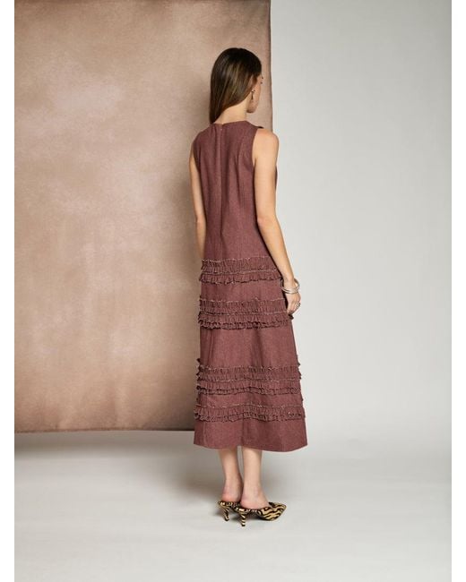 Sister Jane Brown Ghospell Minka Midi Dress