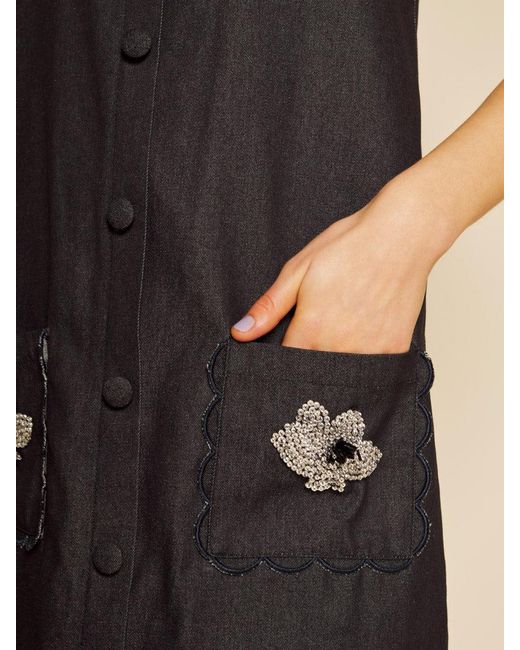 Sister Jane Natural Rosemary Denim Mini Dress