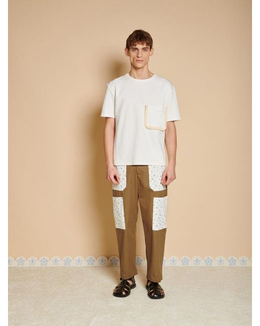 Sister Jane Natural Folke Patch Trousers