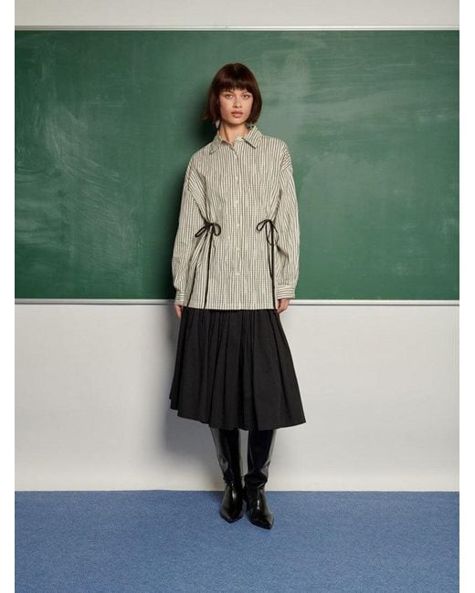 Sister Jane Black Ghospell Lena Midi Skirt