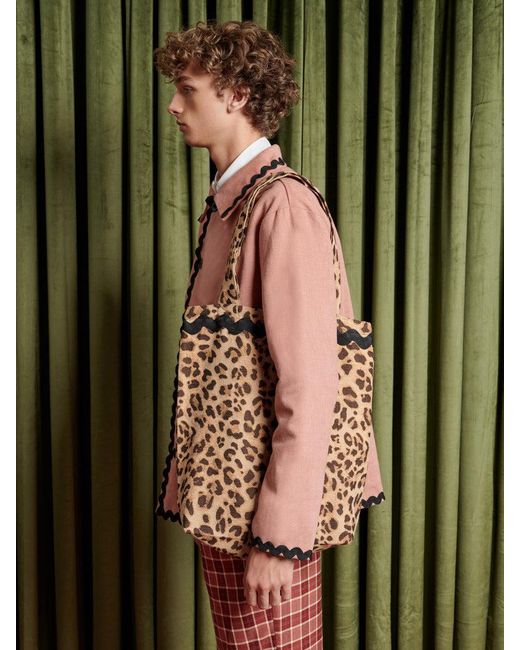 Sister Jane Green Cameron Leopard Tote Bag