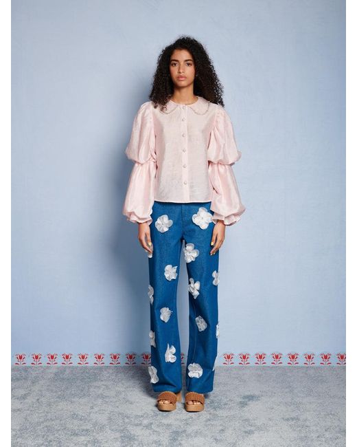 Sister Jane Multicolor Dream Lovel Embellished Blouse