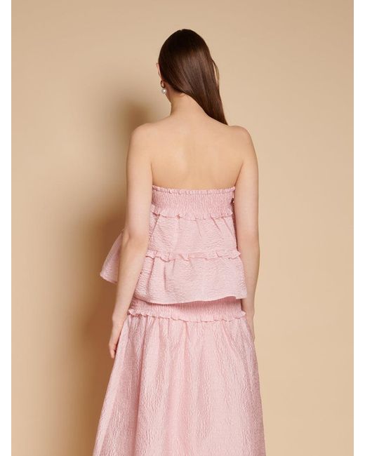 Sister Jane Pink Prim Organza Top