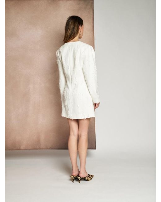 Sister Jane White Ghospell Solace Shaped Mini Dress