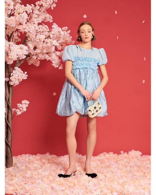 Sister Jane Red Dream Brooke Organza Mini Dress