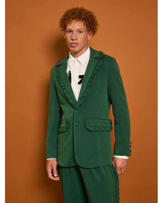 Sister Jane Green Granger Ruffle Blazer