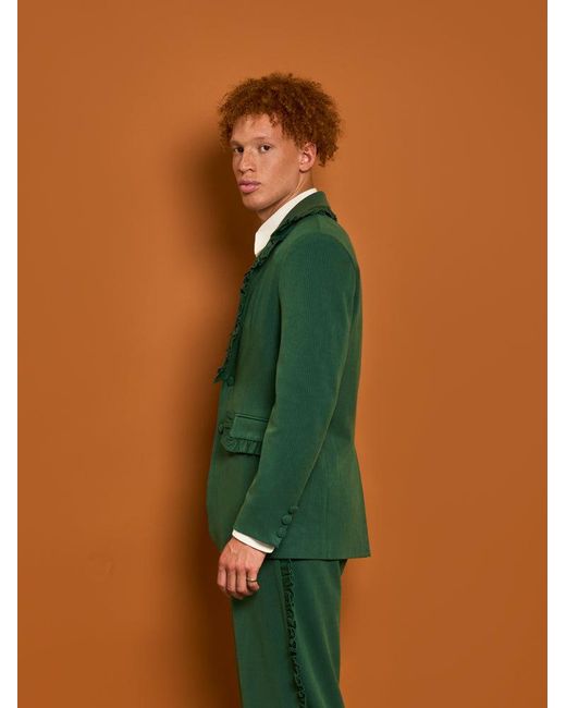 Sister Jane Green Granger Ruffle Blazer