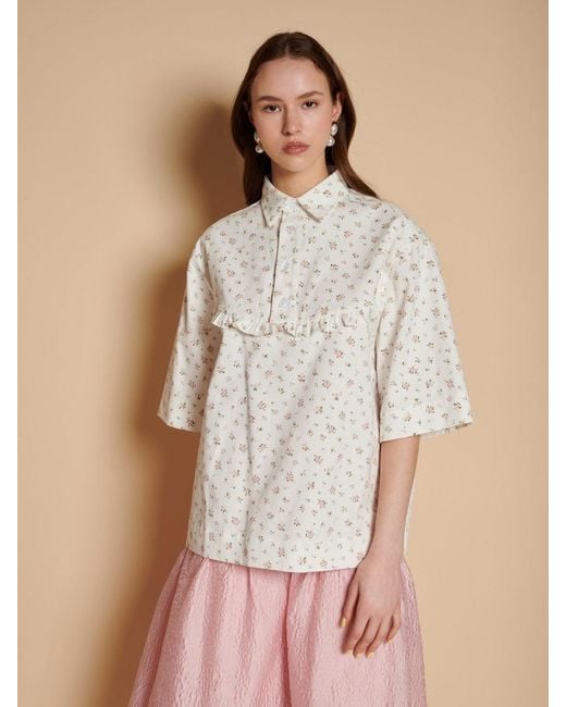 Sister Jane Natural Elin Boxy Shirt