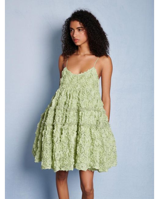 Sister Jane Green Dream Clover Organza Mini Dress