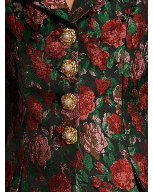 Sister Jane Gray Fantasy Jacquard Cropped Blazer