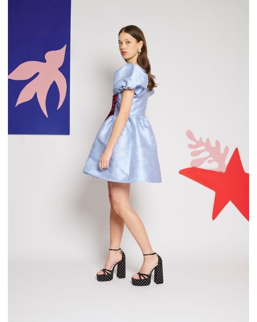 Sister Jane White Adele Bow Mini Dress