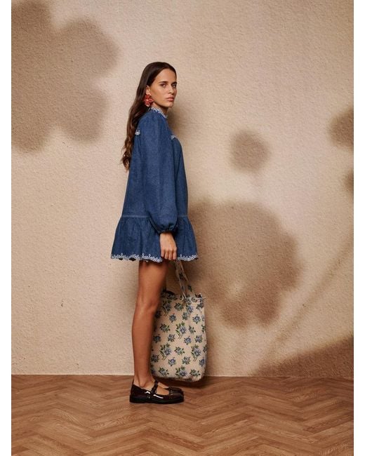 Sister Jane Blue Haze Denim Mini Dress