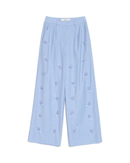 Sister Jane Blue Dream Cornflower Embellished Trousers