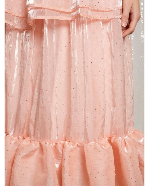 Sister Jane Pink Reverie Ruffle Midi Dress