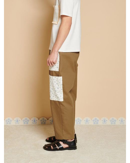 Sister Jane Natural Folke Patch Trousers