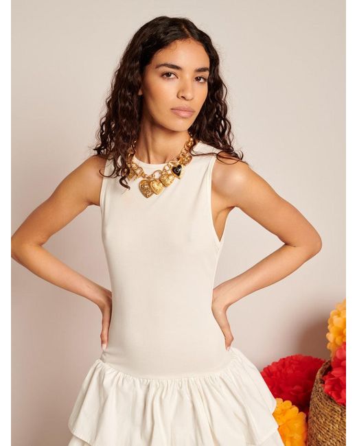 Sister Jane Orange Una Baile Rib Mini Dress