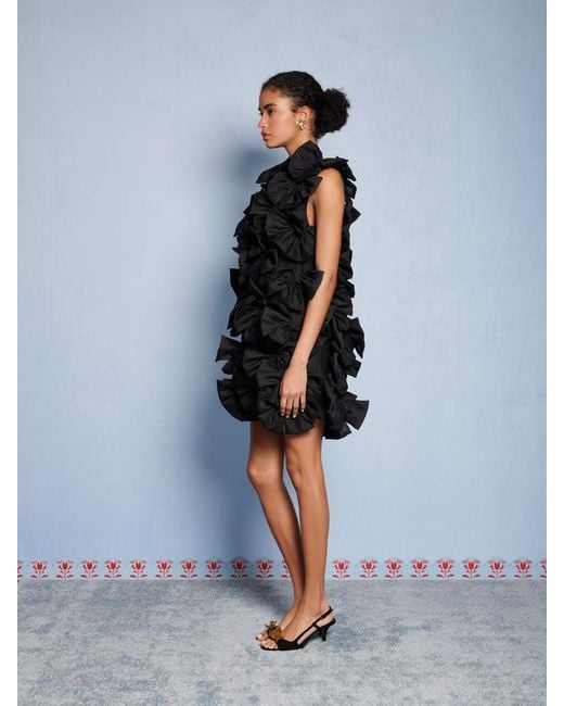 Sister Jane Black Dream Heritage Bow Mini Dress
