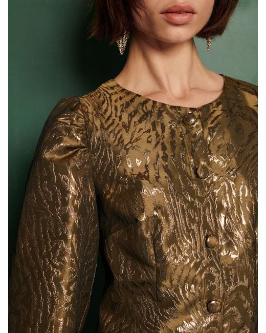 Sister Jane Green Jouri Metallic Mini Dress
