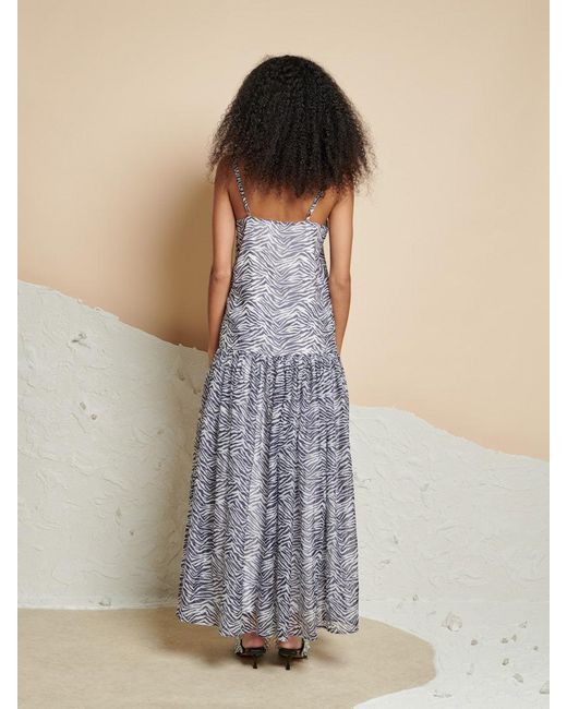 Sister Jane Multicolor Ghospell Cameron Zebra Midi Dress