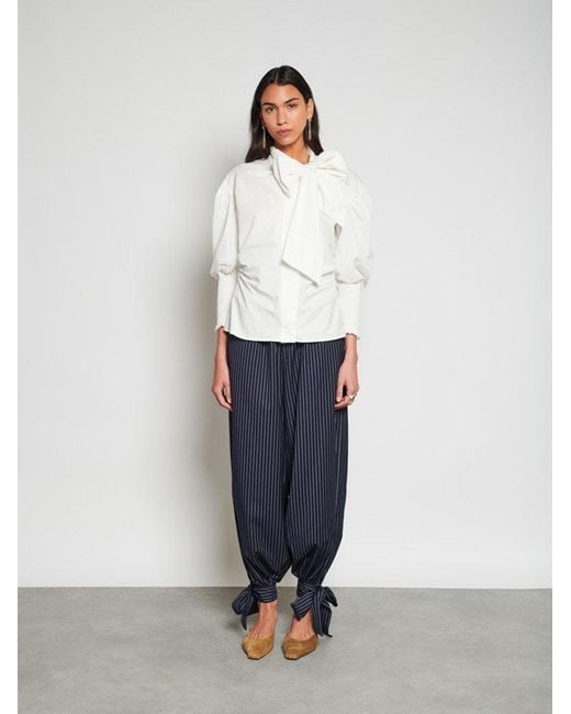 Sister Jane White Ghospell Vittoria Bow Blouse