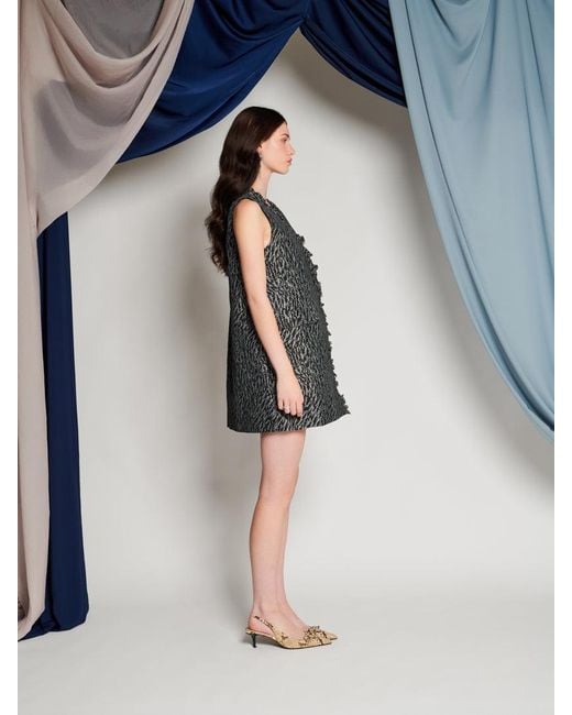 Sister Jane Gray Ghospell Jocelyn Wrap Mini Dress