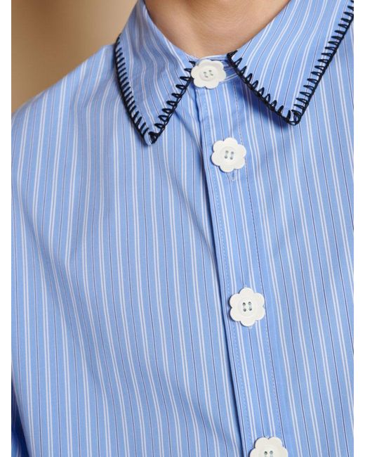 Sister Jane Blue Isak Stripe Shirt