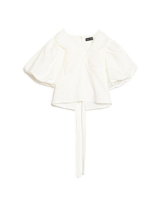 Sister Jane Natural Stuga Cropped Top