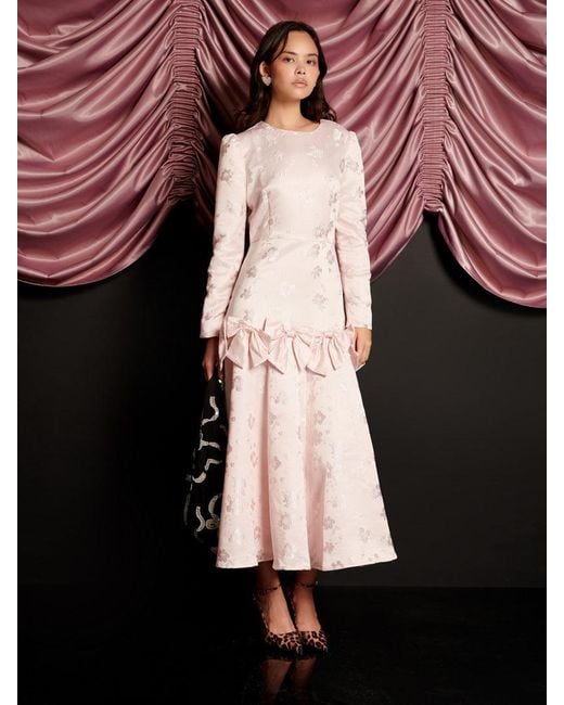 新品未使用タグ付きsister jane Gloss Jacquard Midi Sister Jane Gloss Jacquard Midi Dress in Black | Lyst